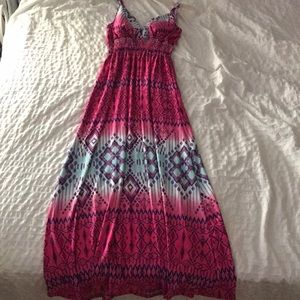 Patterned Maxi Dress